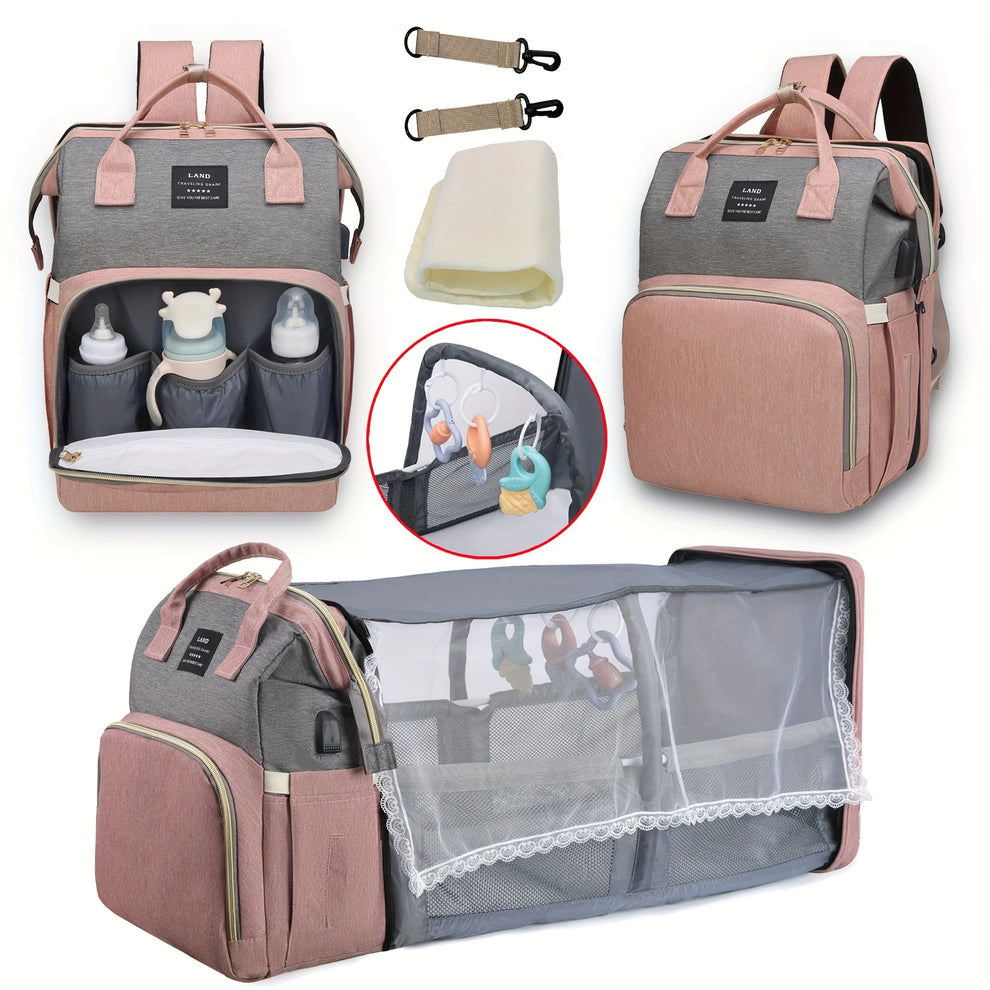 Mochila Cambiador 3 en 1 Para Bebés